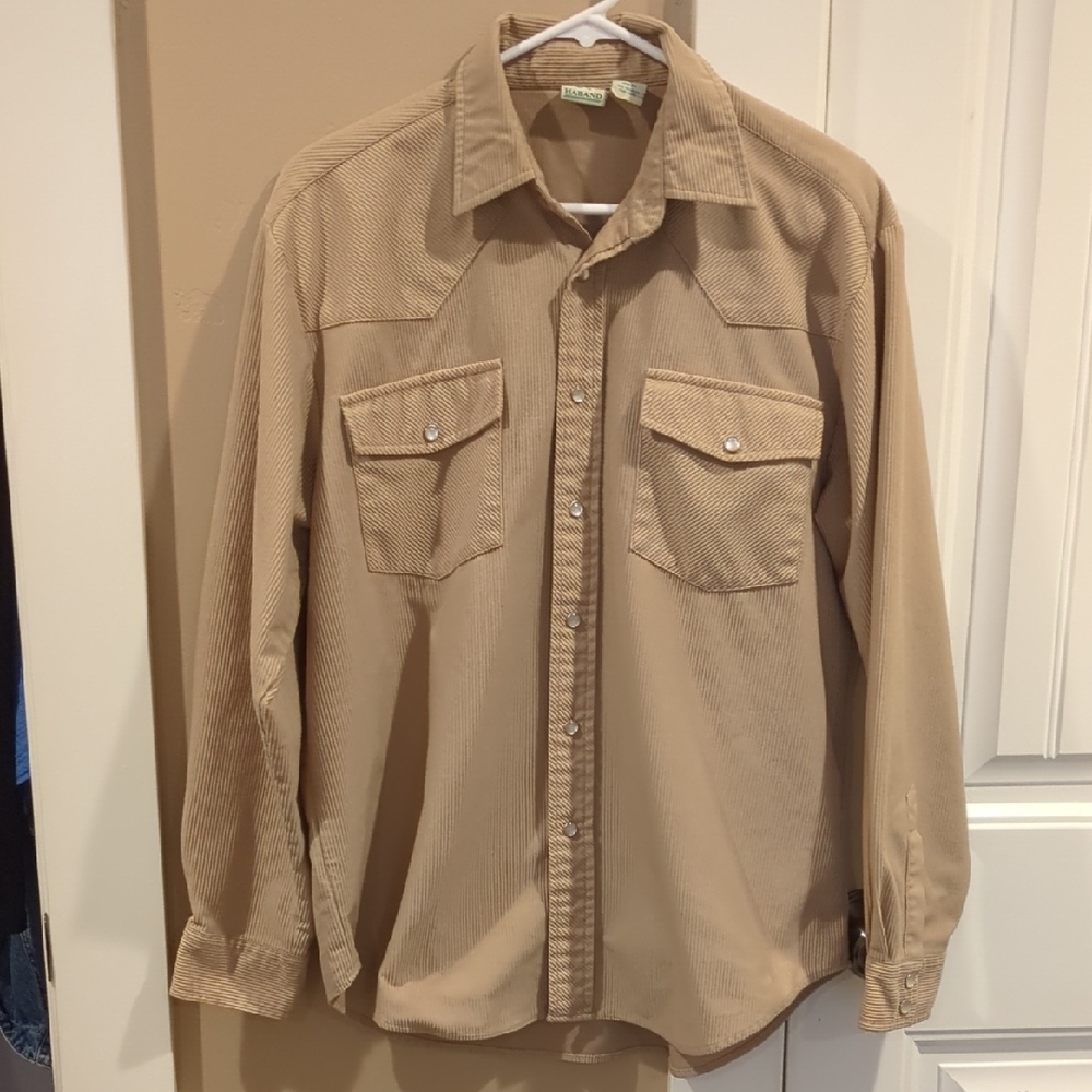 Vintage Pearl Snap Shacket